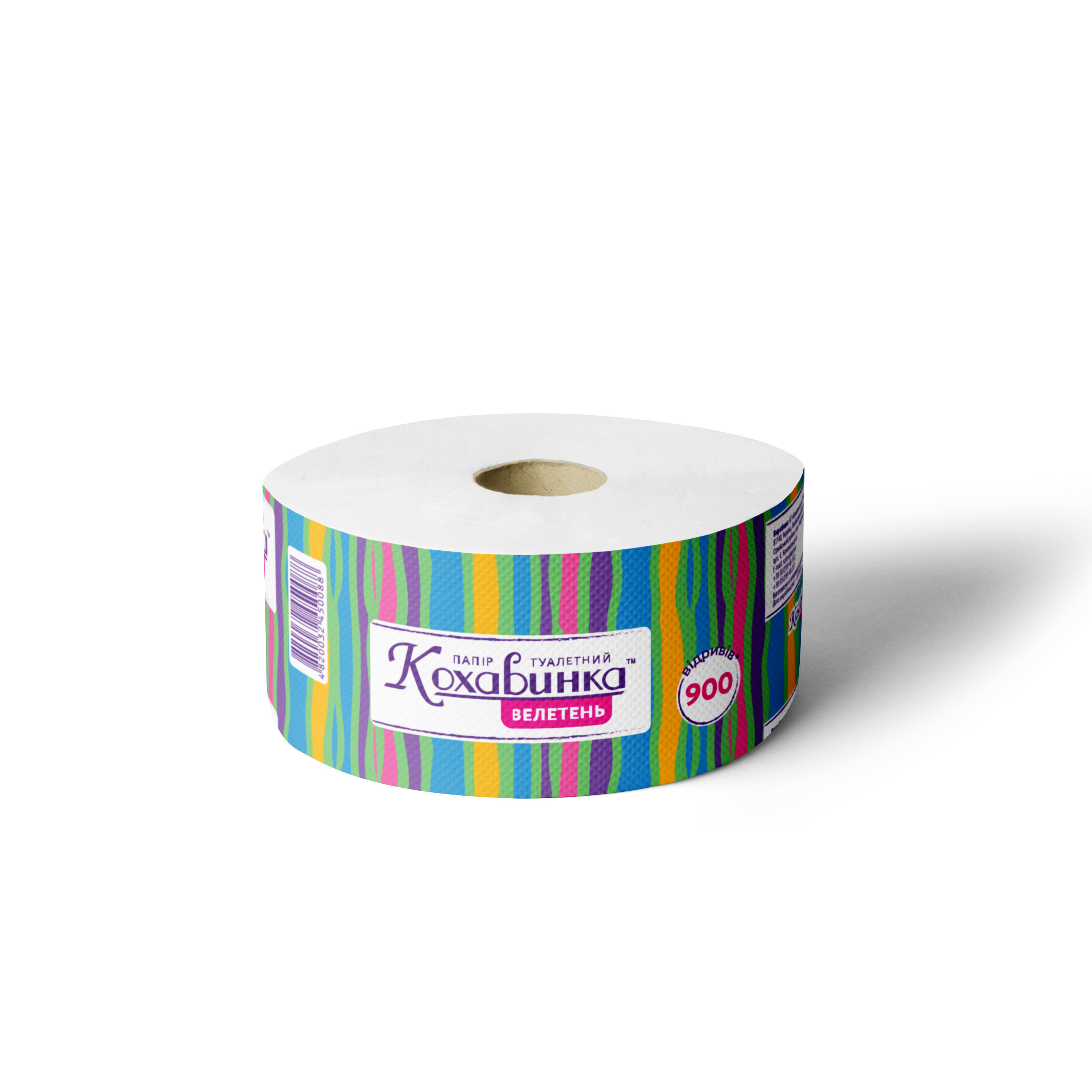 Папір туалетний на втулці “Велетень” ТМ “Кохавинка”